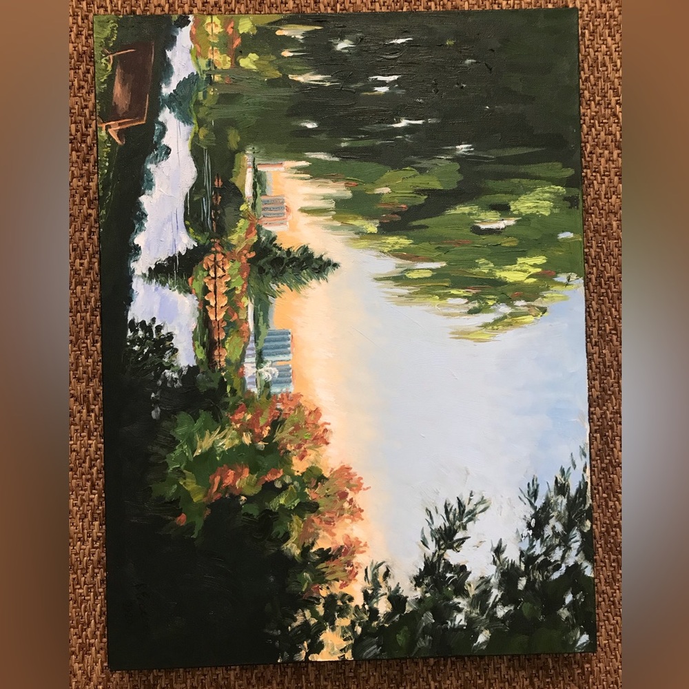 Original oil painting by Canadian artist signed